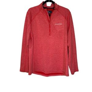 Vineyard Vines Orange 1/4 zip, lightweight pull over